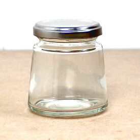 ハーバリウム瓶(モンブラン)140ml 専用ツイストキャップ付「キャップ色：シルバー」【07】【取寄】 ハーバリウム 瓶・ボトル ガラス瓶