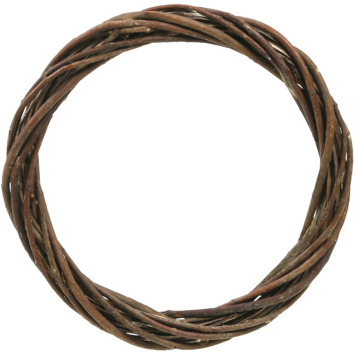 楽天市場 Sg Wonder Zone 皮付き柳リース25cm 600 002 01 取寄 花器 リース リース土台 つる 花材通販はなどんやアソシエ