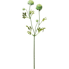 【造花】YDM/レアードラナンキュラス グリーン/FA-6991-GR【01】【取寄】 造花（アーティフィシャルフラワー） 造花 花材「ら行」 ラナンキュラス