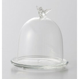 クレイ/Glass Dome Friends（ガラス ドーム フレンズ） 12.5Φ13.5H　BIRD/777-150-002【01】【取寄】 花器、リース 花器・花瓶 ドーム、ガラスドーム