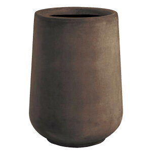 【直送】クレイ/TERRA-MENT_High Drop Round 53 DARK GRAY/910-250-811【01】 ガーデニング・園芸用品 植木鉢・フラワーポット グラスファイバー鉢