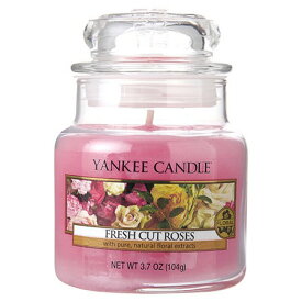 カメヤマ/YANKEE CANDLE YCジャーS フレッシュカットローズ/YK003-05-03【07】[3個] キャンドル、アロマ キャンドル・ロウソク アロマキャンドル インテリア 人気 おしゃれ かわいい フラワー ギフト お供え イースター さくらの日 バラの日