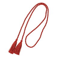 金糸入り両房付き組紐 4本 No．003 レッド /RS018888-003【01】 花資材・フローリスト道具 デコレーショ…