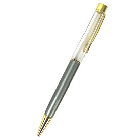 ハーバリウムボールペン（金クリップ） マットグレー【07】【取寄】 ハーバリウム ボールペン ボールペン