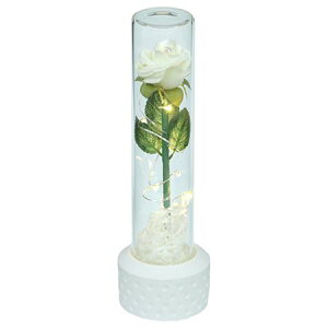 【造花】大橋新治商店/LEDフラワー シリンダー白/44-101【01】 造花(アーティフィシャルフラワー) 造花ギフト フラワーアレンジ