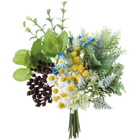 【造花】YDM/ハーブグリーンミックスバンドル ブルー/FB-2519-BLU【01】【取寄】 造花（アーティフィシャルフラワー） 造花葉物、フェイクグリーン ハーブ