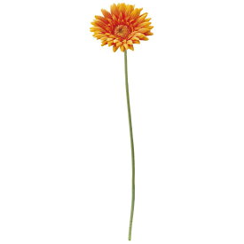 【造花】YDM/シングルガーベラ オレンジ/FA-6624-OR【01】【取寄】 造花（アーティフィシャルフラワー） 造花 花材「か行」 ガーベラ