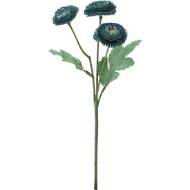 【造花】YDM/ボールマム ブルー/FFH-0037-BLU【01】 造花（アーティフィシャルフラワー） 造花 花材「か行」 キク（菊）・ピンポンマム