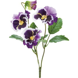 【造花】YDM/パンジースプレー パープル/FS-7894-PU【01】【取寄】 造花（アーティフィシャルフラワー） 造花 花材「は行」 パンジー