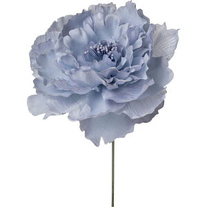 【造花】YDM/フレアピオニーピック ライトブルー/FA-7291-LBL【01】【取寄】 造花（アーティフィシャルフラワー） 造花 花材「さ行」 シャクヤク（芍薬）・ボタン（牡丹）・ピオニー