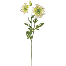 【造花】YDM/ダブルレイヤークリスマスローズ パープルグリーン/FA-7295-PUG【01】【取寄】 造花（アーティフィシャルフラワー） 造花 花材「は行」 バラ
