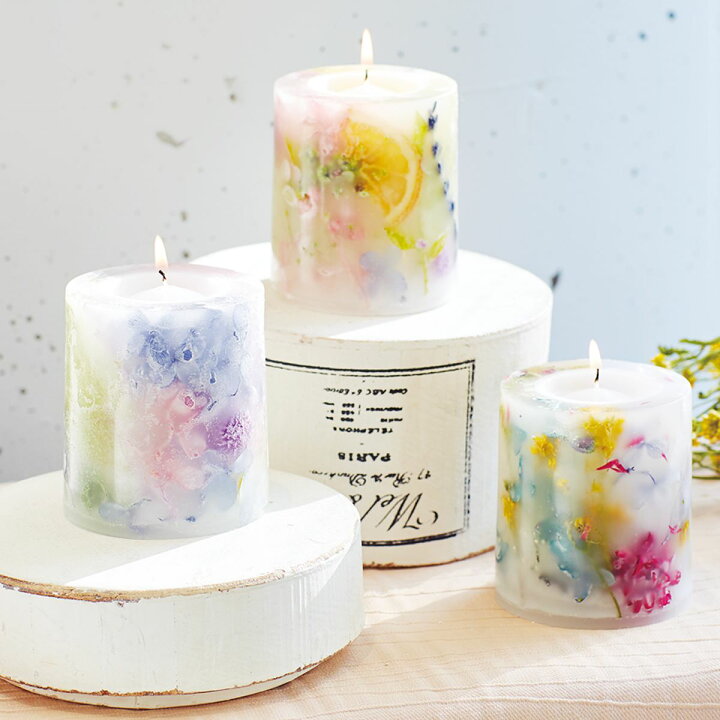 楽天市場 カメヤマ ボタニカルキャンドルキット Ba993 00 01 お花は商品に含まれません 07 取寄 キャンドル材料 手作りキット 花材通販はなどんやアソシエ