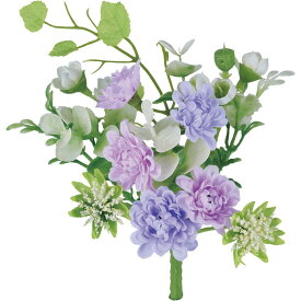 【造花】YDM/ミニフラワーブッシュ LAV/FB -2567-LAV【01】【取寄】 造花（アーティフィシャルフラワー） 造花 花材「ま行」 その他「ま行」造花花材