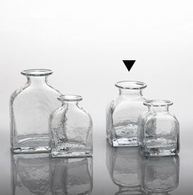 ボブクラフト/角ビン M/800-3【01】【取寄】 花器、リース 花器・花瓶 ガラス花器