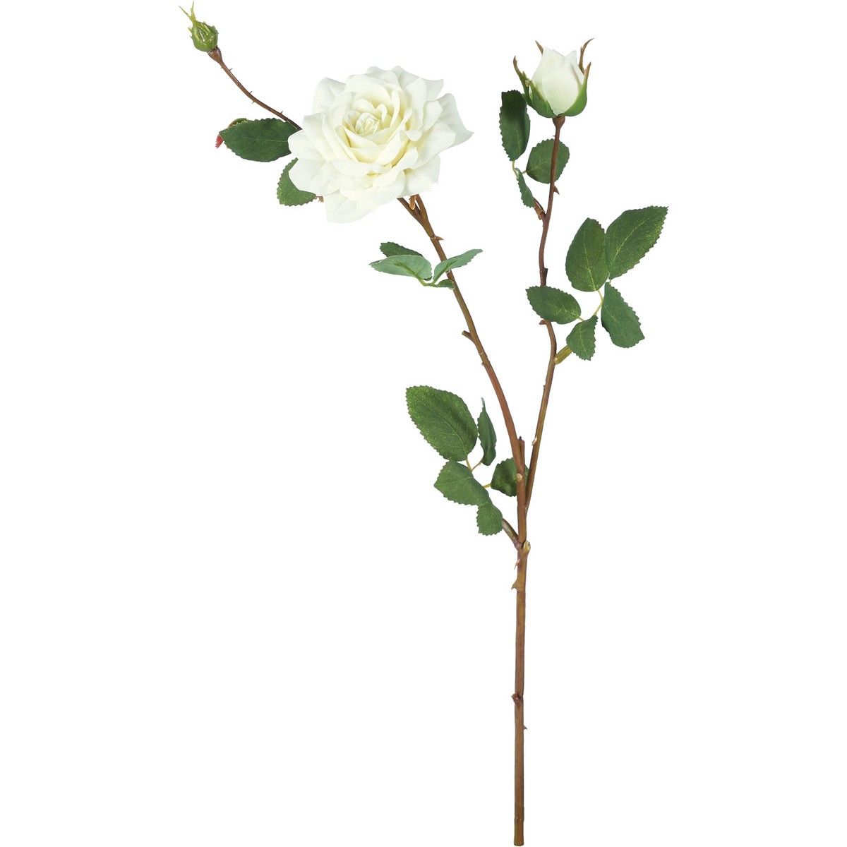 YDM オフェリアローズスプレー ホワイト FA -7310-W 造花（アーティフィシャルフラワー） 造花 花材「は行」 バラ