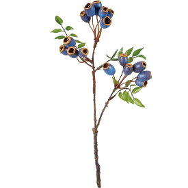 【造花】YDM/ベルガムナッツスプレー ブルー/FG -5128-BLU【01】【取寄】 造花（アーティフィシャルフラワー） 造花葉物、フェイクグリーン ユーカリ