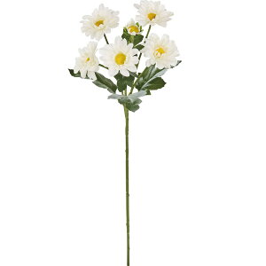 【造花】YDM/マムスプレー/FA -7323-W【01】 造花(アーティフィシャルフラワー) 造花 花材「か行」 キク(菊)・ピンポンマム