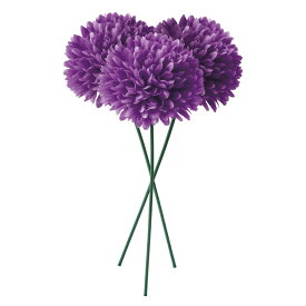【造花】YDM/ピンポンマムピック パープル/FB -2586-PU【01】【取寄】 造花（アーティフィシャルフラワー） 造花 花材「か行」 キク（菊）・ピンポンマム