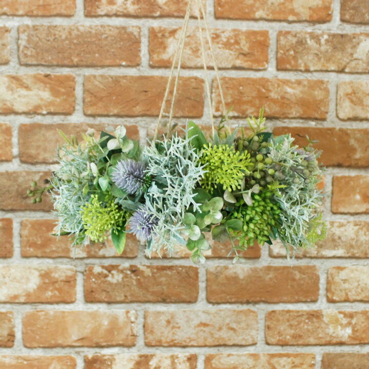 楽天市場 即日 はなどんやキット グリーンたっぷりのフライングリースキット 造花 アーティフィシャルフラワー 造花キット 花材通販はなどんやアソシエ