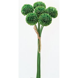 【造花】アスカ/ポンポンマムバンチ（1束6本） グリーン/A-73347-051A【01】【取寄】 造花（アーティフィシャルフラワー） 造花 花材「か行」 キク（菊）・ピンポンマム