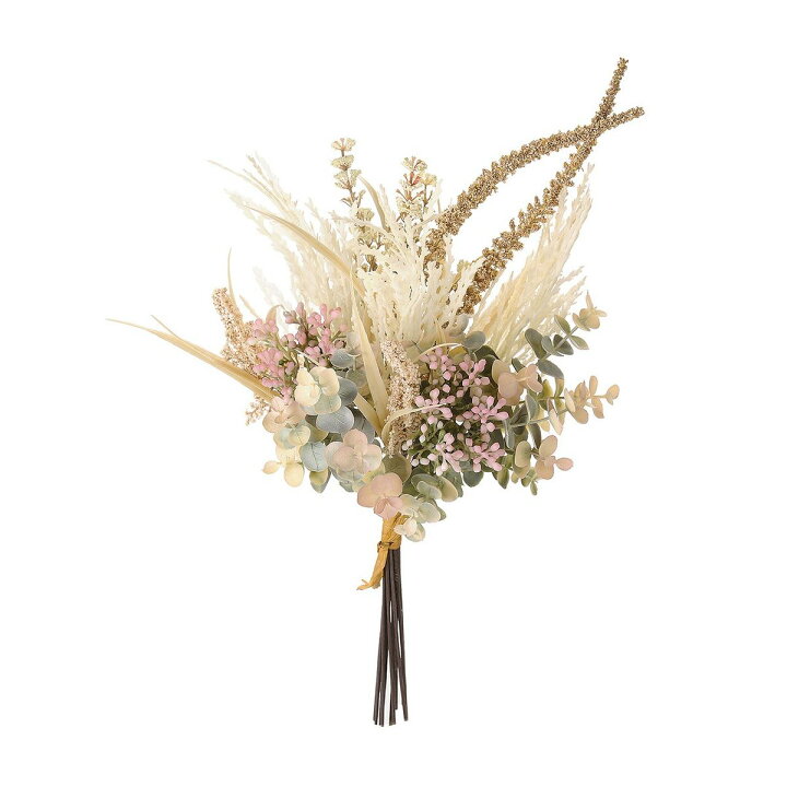 楽天市場 造花 Magiq 東京堂 パンパスユーカリブーケ Cream Gr Fm 01 取寄 造花 アーティフィシャルフラワー 造花葉物 パンパスグラス 花材通販はなどんやアソシエ