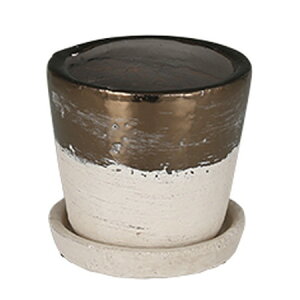 Aؔ  _g/TERRACOTTA BICOLOR POT XS/G20-0202XSy08z K[fjOE|pi t[|bg eRb^(fĂ)