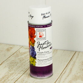 オアシス/Just for flowers(カラースプレー)　パンジーパープル 400ml/0138-ES【01】 花資材・フローリスト道具 デコレーションパーツ・素材 グリッター、カラースプレーフラワーアレンジ ハンドメイド材料 クラフト素材 クリスマス