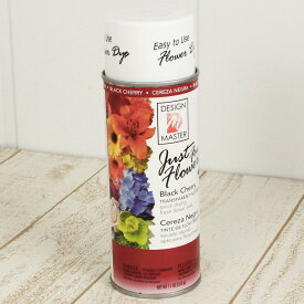 オアシス/Just for flowers(カラースプレー)　ブラックチェリー400ml/0128-ES【01】 花資材・フローリスト道具 デコレーションパーツ・素材 グリッター、カラースプレーフラワーアレンジ ハンドメイド材料 クラフト素材 クリスマス