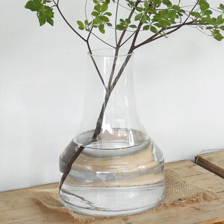 花器 リース 花瓶 ガラス花器 ボブクラフト Ｌ 01 取寄 650-1C ファゴット 割引も実施中 未使用品