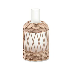 POSH LIVING/ラタンフロストベース/22683【07】 花器、リース 花器・花瓶 ガラス花器フラワーべース 資材 可愛い おしゃれ 春 夏 イースター クリスマス ハロウィン 成人式 バラの日