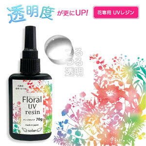 and3/Floral UV resin �t���[����UV���W�� 70g/and3-uv002�y07�z ��|�p�i ���W�� ���W���t ���� �ޗ�