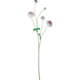 【造花】YDM/スイングラナンキュラススプレー ホワイトパープル/FA-7366-WPU【01】【取寄】 造花（アーティフィシャルフラワー） 造花 花材「ら行」 ラナンキュラス