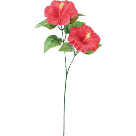 【造花】YDM/ハイビスカススプレー レッド/FS-8339-R【01】【取寄】 造花（アーティフィシャルフラワー） 造花 花材「は行」 ハイビスカス