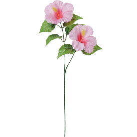 【造花】YDM/ハイビスカススプレー ピンク/FS-8339-P【01】【取寄】 造花（アーティフィシャルフラワー） 造花 花材「は行」 ハイビスカス