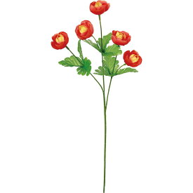 【造花】YDM/ミニラナンキュラススプレー オレンジ/FF-3028-OR【01】【取寄】 造花（アーティフィシャルフラワー） 造花 花材「ら行」 ラナンキュラス