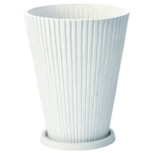 友膳/レイユールロングMW(受皿付)/AM228【01】 ガーデニング・園芸用品 植木鉢・フラワーポット 合成樹脂鉢