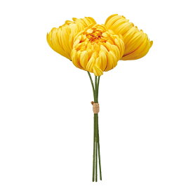 【造花】MAGIQ東京堂/グレイスマムピック 3本 #4 YELLOW/FM000272-004【01】【取寄】 造花（アーティフィシャルフラワー） 造花 花材「か行」 キク（菊）・ピンポンマム