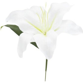 【造花】V22015 カサブランカリリー ＃001 ホワイト/66-817529-0【01】【取寄】 造花（アーティフィシャルフラワー） 造花 花材「か行」 カサブランカ