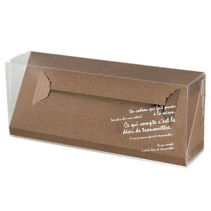 HEADS/BKFフラワークリアワイドBOX−M/斜めスタンド付(2セット/BKF-FN-FWM【01】 ラッピング用品 、梱包資材 ラッピング箱・ギフトボックス クリアケース(ボックス)