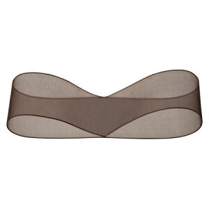 HEADS/オーガンジーリボン−チョコレート25mm(1巻)/OR2511【01】 リボン オーガンジーリボン プレーンオーガンジーリボン