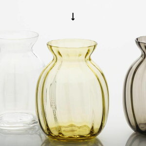 ボブクラフト/688−1A ブール・L アンバー【01】 花器、リース 花器・花瓶 一輪挿し・小さい花瓶