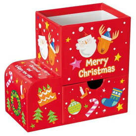 HEADS/クリスマスブーツ型貼箱－M（4個）/XBO-HBM【01】【取寄】 ラッピング用品 、梱包資材 クリスマスラッピング クリスマスギフトボックス