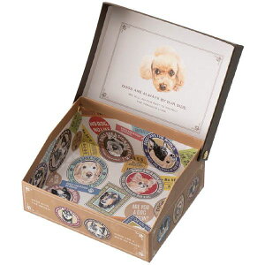 HEADS/チャリティーアニマルコレクション貼箱−2/犬(6個)/CHRA-COB2【01】 ラッピング用品 、梱包資材 ラッピング箱・ギフトボックス 化粧箱・貼り箱
