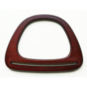 NBK日本紐釦貿易/木製持手 茶/J158-C【10】 手芸用品 持ち手・金具 持ち手 手作り 材料