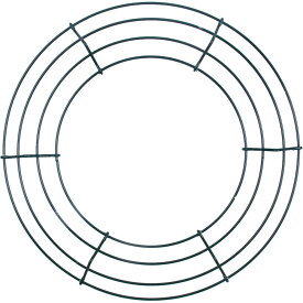 ホワイエ/MHワイヤーリース30cm/7700003【07】 花器、リース リース土台(ベース) ワイヤーリース
