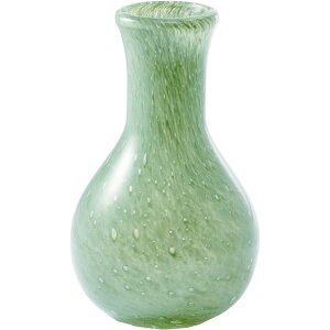 ホワイエ/DGガラスアクビー ライトグリーンφ10/2C00046LGR【07】 花器、リース 花器・花瓶 一輪挿し・小さい花瓶