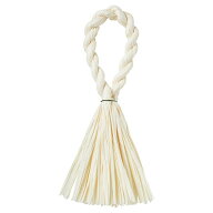 松村工芸/わらルックタッセルベースD−7 キナリ/25-1705-11【01】 花器、リース しめ縄・正月飾り しめ縄…