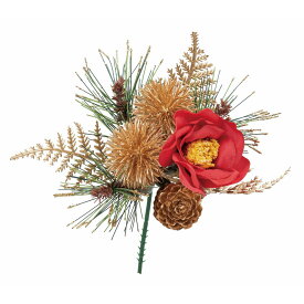 【造花】ビバ工芸/VD-4215 迎春椿ピック/VD-4215【01】 花資材・フローリスト道具 フラワーピック お正月・迎春ピック