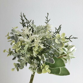 【造花】MAGIQ東京堂/フロッキーグラスブーケ　LT．GREEN/FG009341【01】 造花（アーティフィシャルフラワー） 造花葉物、フェイクグリーン その他の造花葉物・フェイクグリーン