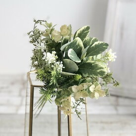 【造花】MAGIQ東京堂/フレッシュグラスブーケ　LT．GREEN/FG009342【01】 造花（アーティフィシャルフラワー） 造花葉物、フェイクグリーン その他の造花葉物・フェイクグリーン